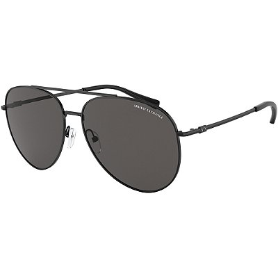 Óculos de Sol Armani Exchange 2043S 600087 Preto Masculino