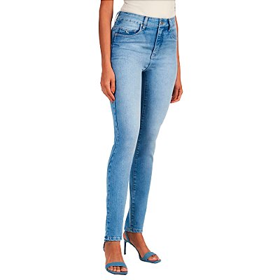 Calça Jeans Acostamento Skinny In24 Azul Feminino