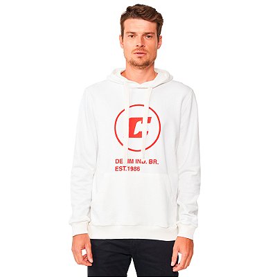 Moletom Colcci Slim Com Capuz Ou24 Off White Masculino