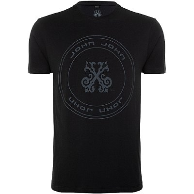 Camiseta John John Slim Fit Symbol In24 Preto Masculino