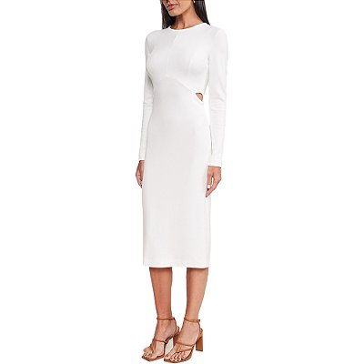 Vestido Colcci Malha In24 Off White Feminino