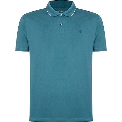 Camisa Polo Individual Basic Regular Ou24 Azul Masculino