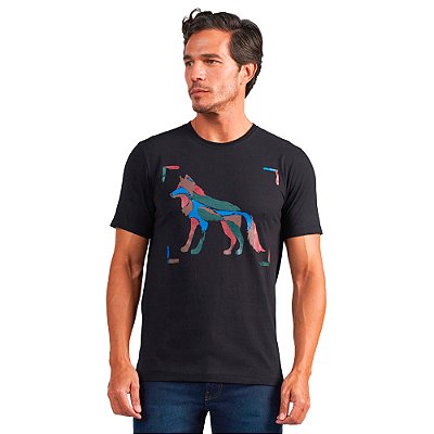 Camiseta Acostamento Casual In24 Preto Masculino