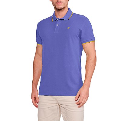 Camisa Polo Colcci Line In24 Roxo Masculino