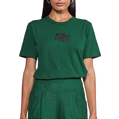 Camiseta Colcci Boy In24 Verde Feminino
