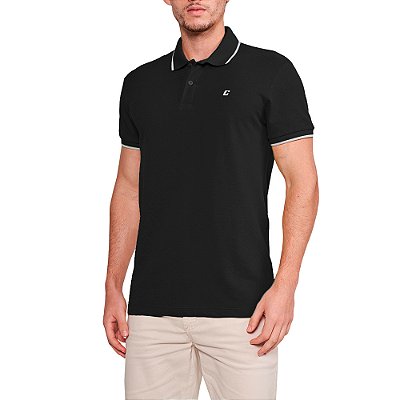 Camisa Polo Colcci Line In24 Preto Masculino