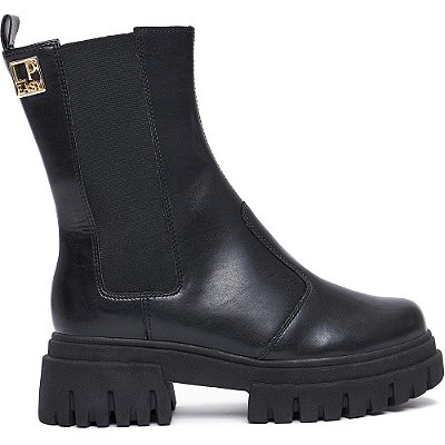 Bota Easy Lança Perfume Chelsea In24 Preto Feminino