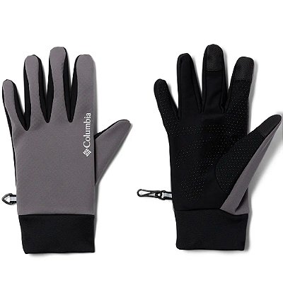 Luva Columbia Trail Commute Cinza Masculino