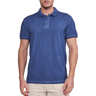 Camisa Polo Colcci Malha In24 Marinho Masculino