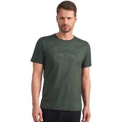 Camiseta Acostamento Relevo In24 Verde Masculino