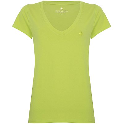 Blusa Dudalina Soft Pima In24 Verde Claro Feminino