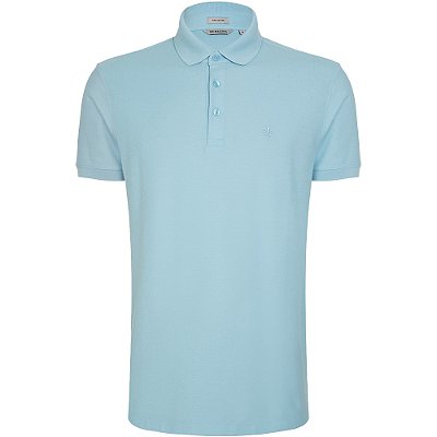 Camisa Polo Dudalina Pima Essentials In24 Azul Masculino