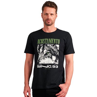 Camiseta Acostamento Free Spirit In24 Preto Masculino