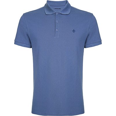 Camisa Polo Dudalina Essentials In24 Azul Masculino