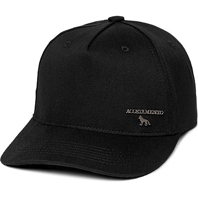 Boné Acostamento Metal Lobo Pr25 Preto Masculino