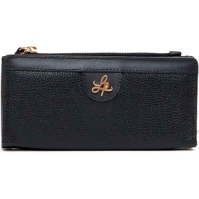 Carteira Lança Perfume Couro Pr25 Preto Feminino