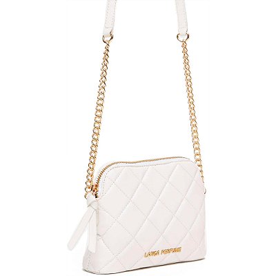 Bolsa Crossbody Lança Perfume Matelasse Pr25 Branco Feminino