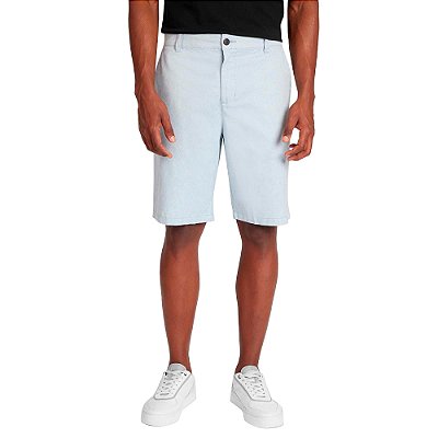 Bermuda Aramis Chino Classic Oxford Ve25 Azul Masculino
