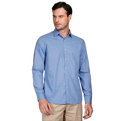 Camisa Aramis Slim Ve25 Azul Celeste Masculino