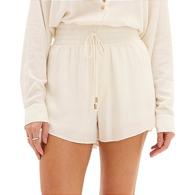 Short Easy Lança Perfume Boxer Pr25 Off White Feminino