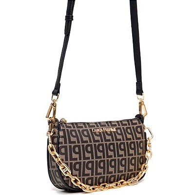 Bolsa Shoulder Lança Perfume Monograma Pr25a Preto Feminino