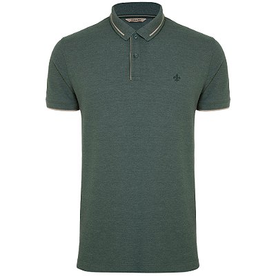 Camisa Polo Dudalina Live In24 Verde Masculino