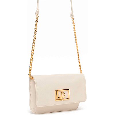Bolsa Crossbody Lança Perfume Struct Pr25 Off White Feminino