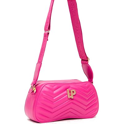 Bolsa Crossbody Lança Perfume Matelase Pr25 Rosa Feminino