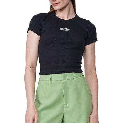 Camiseta Colcci Basic Pr25 Preto Feminino