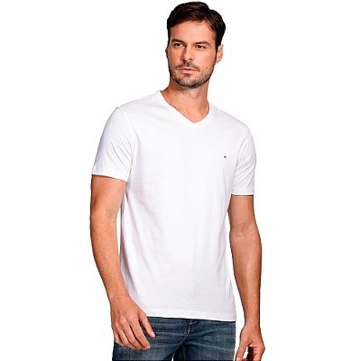 Camiseta Aramis Basic V Ve25 Branco Masculino