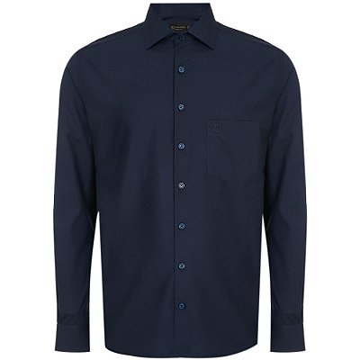 Camisa Individual Comfort Lisa In24 Marinho Masculino