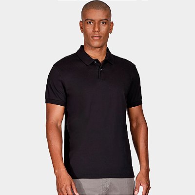 Camisa Polo Aramis Basic Piquet Ve25 Preto Masculino
