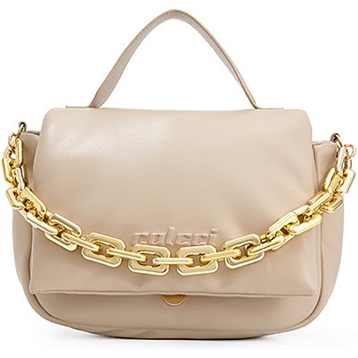 Bolsa Shoulder Colcci Relevo Pr25 Bege Feminino