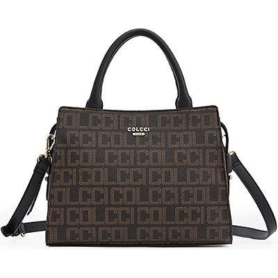 Bolsa Tote Colcci Monograma Pr25 Cafe Feminino