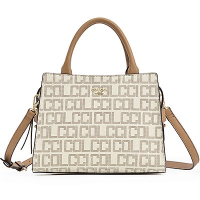 Bolsa Tote Colcci Monograma Pr25 Off White Feminino