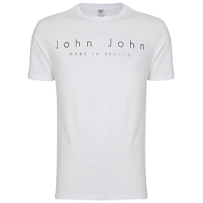 Camiseta John John Slim New Line In24 Branco Masculino