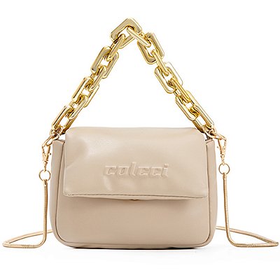 Bolsa Crossbody Colcci Corrente Pr25 Bege Feminino