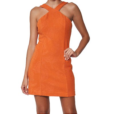 Vestido Colcci Pr25 Laranja Russet Feminino
