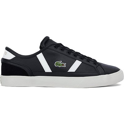 Tênis Lacoste Sideline Preto e Branco Masculino