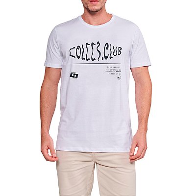 Camiseta Colcci Club Pr25 Branco Masculino