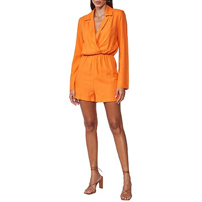 Macaquinho Colcci Pr25 Laranja Salmona Feminino