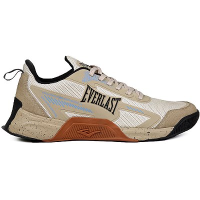 Tênis Everlast Jump 5 Low Bege e Preto Unissex