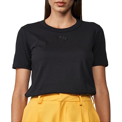 Camiseta Colcci Iconic Ve25 Preto Feminino