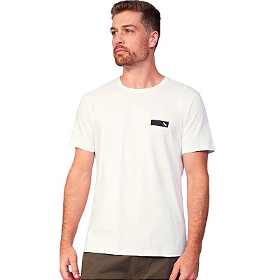 Camiseta Acostamento Casual Pr25b Branco Masculino