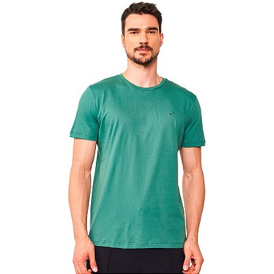 Camiseta Colcci Ve25 Verde Crowd Flower Masculino