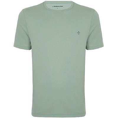 Camiseta Dudalina Essentials In24 Verde Claro Masculino