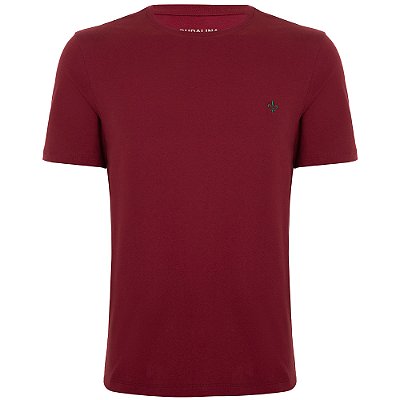 Camiseta Dudalina Essentials In24 Vermelho Escuro Masculino
