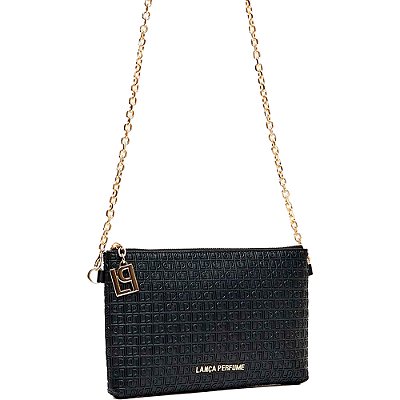 Bolsa Clutch Lança Perfume Frequencia Ve25 Preto Feminino