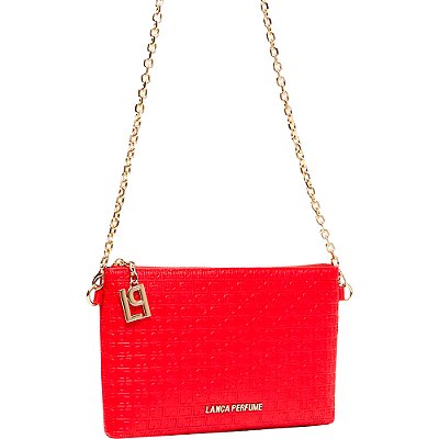 Bolsa Clutch Lança Perfume Frequencia Ve25 Vermelho Feminino