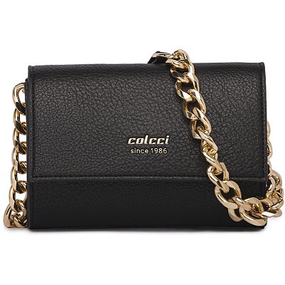 Bolsa Crossbody Colcci Texture Ve25 Preto Feminino
